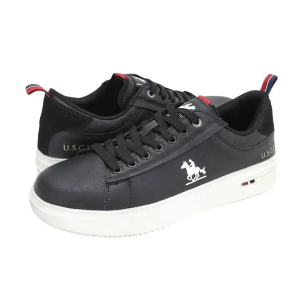 U.S.Grand Polo - Ανδρικά Sneakers Equipment Campus LTX GPM524100-2020 Μαύρο GPM524100-2020