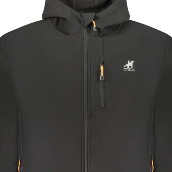 U.S.Grand Polo - Ανδρικό Μεταβατικό Μπουφάν Hermes AU02815-A7250 Μαύρο AU02815-A7250