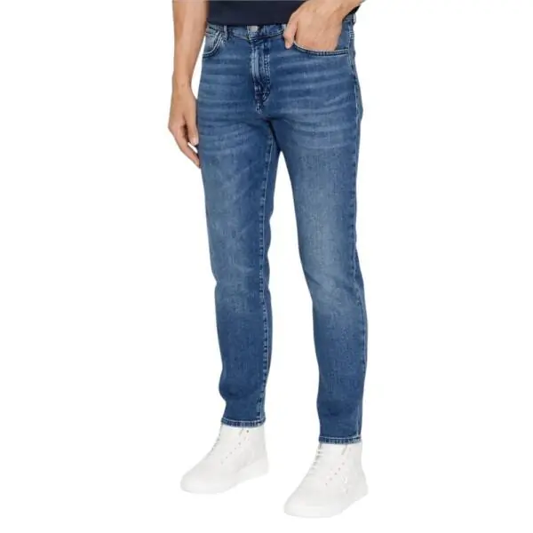 Boss - Ανδρικό Παντελόνι Re Maine Bc-C Compass Regular Jean 50501843-427 Μπλε 50501843-427