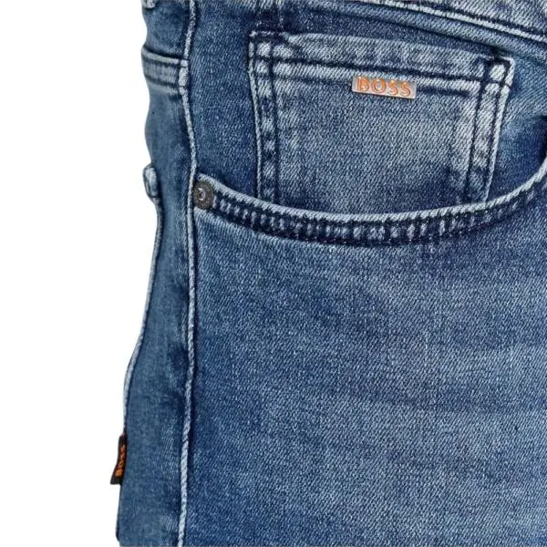 Boss - Ανδρικό Παντελόνι Re Maine Bc-C Compass Regular Jean 50501843-427 Μπλε 50501843-427