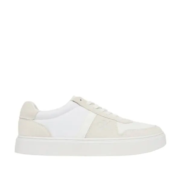 Calvin Klein - Ανδρικά Sneakers Ck Classic Cups Lace Mix Emb Tongue YM0YM01395-0K4 Λευκό