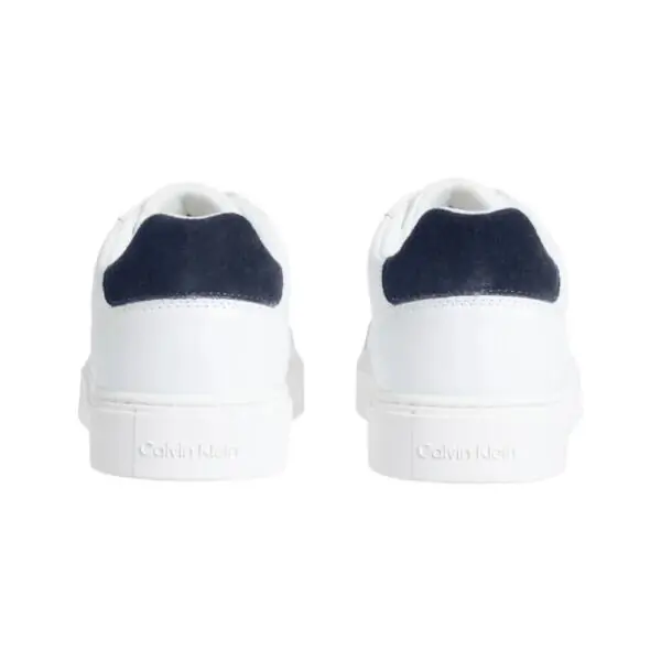 Calvin Klein - Ανδρικά Sneakers Ck Classic Cupsole Laceup Lth YM0YM01435-02Y Λευκό YM0YM01435-02Y