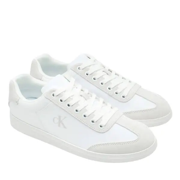 Calvin Klein - Ανδρικά Sneakers Low Cupsole Laceup Su HM0HM02069-0K4 Λευκό HM0HM02069-0K4