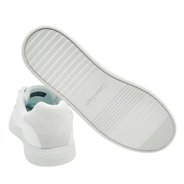 Calvin Klein - Ανδρικά Sneakers Low Cupsole Laceup Su HM0HM02069-0K4 Λευκό HM0HM02069-0K4