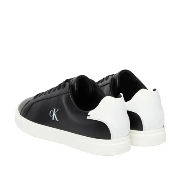 Calvin Klein - Γυναικεία Sneakers Low Pro Cup Laceup Lth Moire HW0HW02845-0GM Μαύρο HW0HW02845-0GM