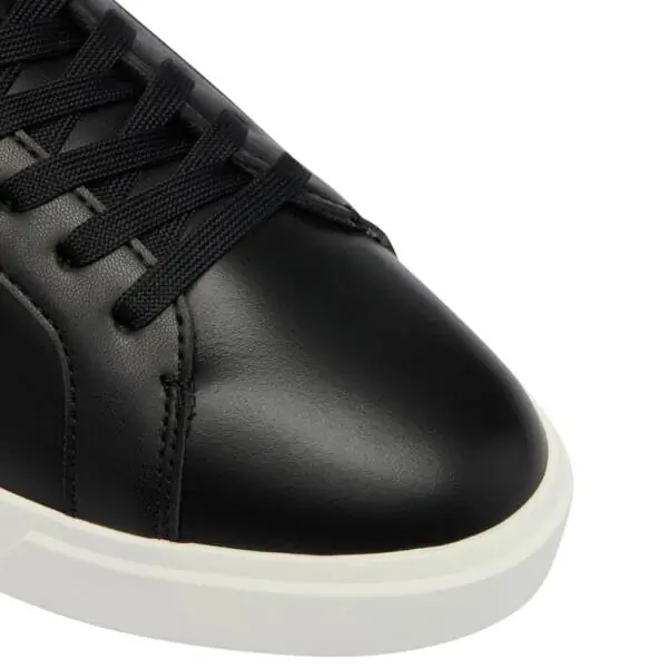 Calvin Klein - Γυναικεία Sneakers Low Pro Cup Laceup Lth Moire HW0HW02845-0GM Μαύρο HW0HW02845-0GM