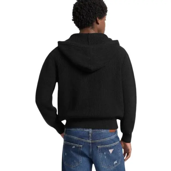 Guess - Ανδρική Ζακέτα Πουλόβερ Regular Fit M5YR20Z3P41-JBLK Μαύρο M5YR20Z3P41-JBLK