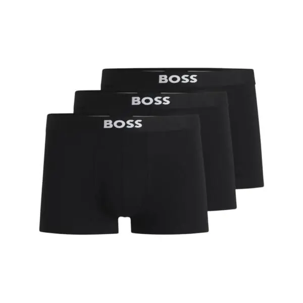 Hugo Boss - Ανδρικά Μποξεράκια Bold Bodywear 3Pack 50544263-001 Μαύρο