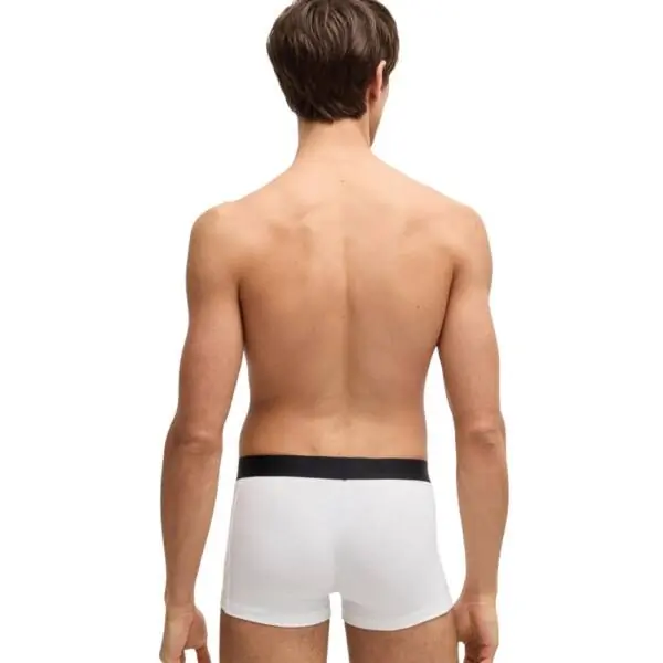 Hugo Boss - Ανδρικά Μποξεράκια Bold Bodywear 3Pack 50544263-100 Λευκό 50544263-100