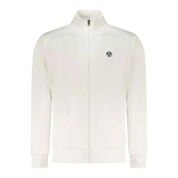 North Sails - Ανδρική Ζακέτα Φούτερ 993037-000-0101 Λευκό