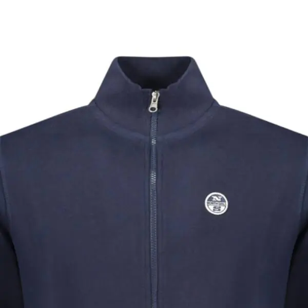 North Sails - Ανδρική Ζακέτα Φούτερ 993037-000-0802 Μπλε Ναυτικό 993037-000-0802
