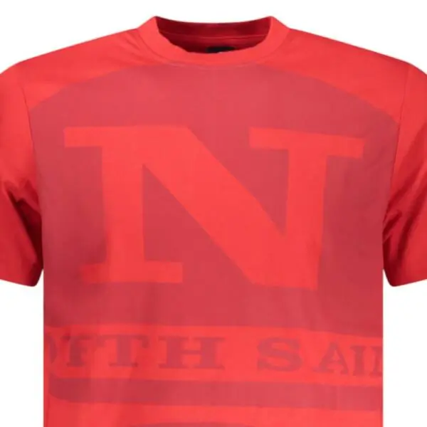 North Sails - Ανδρικό T-shirt Κοντομάνικο 996044-000-0230 Κόκκινο 996044-000-0230