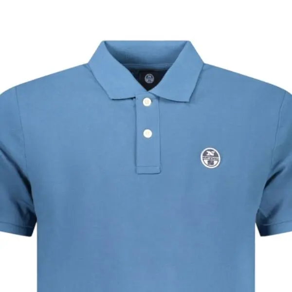 North Sails - Ανδρικό T-shirt Κοντομάνικο Polo 995000-000-0776 Μπλε Του Ουρανού 995000-000-0776