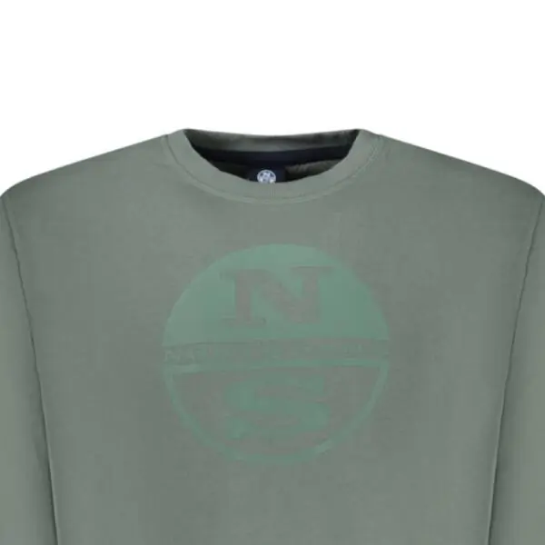 North Sails- Ανδρικό Φούτερ Hoodie Regular Fit 993036-000-0419 Πράσινο 993036-000-0419