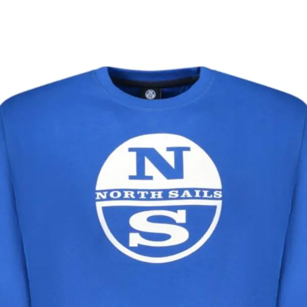 North Sails- Ανδρικό Φούτερ Hoodie Regular Fit 993036-000-0760 Μπλε 993036-000-0760
