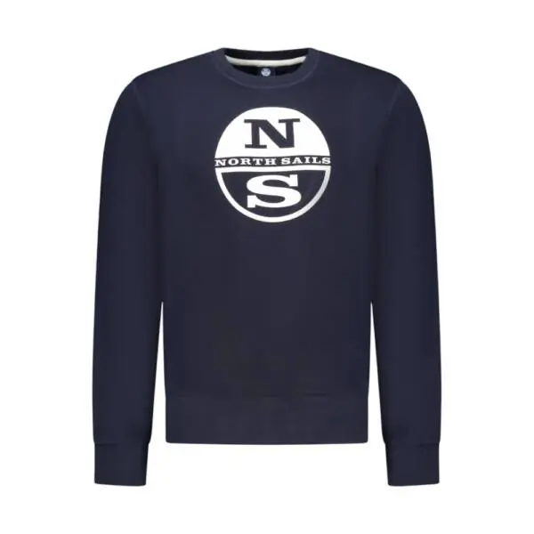 North Sails- Ανδρικό Φούτερ Hoodie Regular Fit 993036-000-0802 Μπλε Ναυτικό