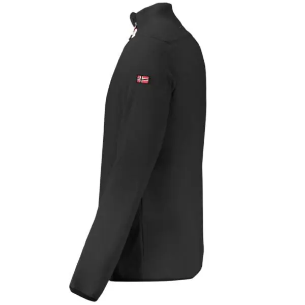 Scuola Nautica Italiana - Ανδρική Ζακέτα Φούτερ Fleece 849543-BLACK Μαύρο 849543-BLACK