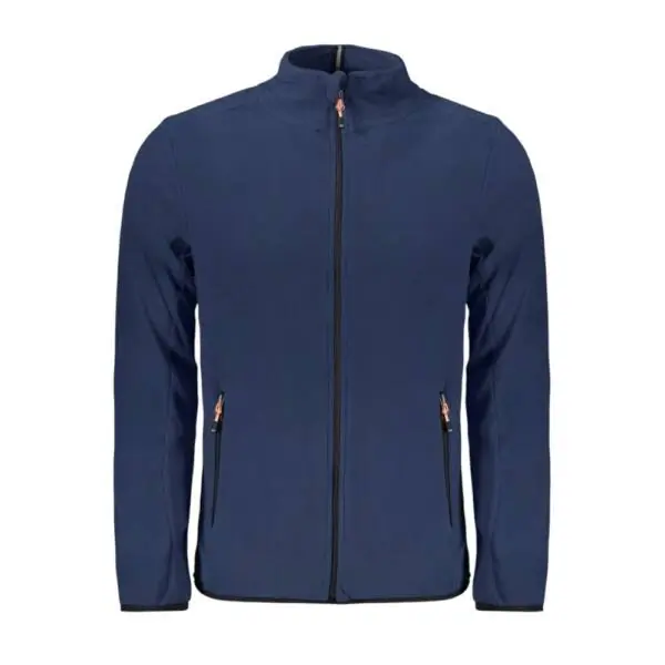 Scuola Nautica Italiana - Ανδρική Ζακέτα Φούτερ Fleece 849543-NAVY Μπλε Ναυτικό