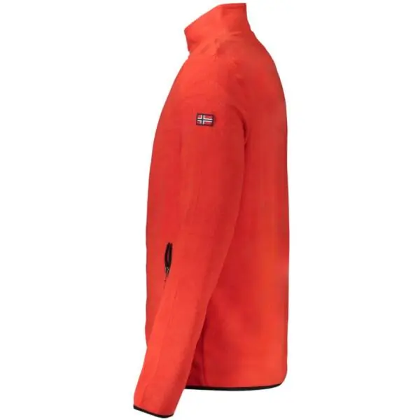 Scuola Nautica Italiana - Ανδρική Ζακέτα Φούτερ Fleece 849543-REDRAC Κόκκινο 849543-REDRAC