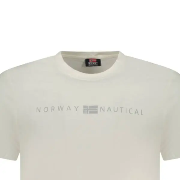 Scuola Nautica Italiana - Ανδρικό T-shirt Κοντομάνικο 846011-WHITE Λευκό 846011-WHITE