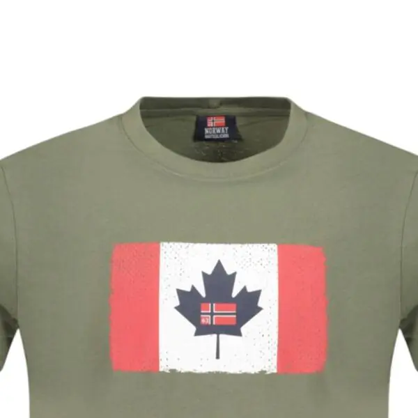 Scuola Nautica Italiana - Ανδρικό T-shirt Κοντομάνικο 856040-ARMY Χακί 856040-ARMY