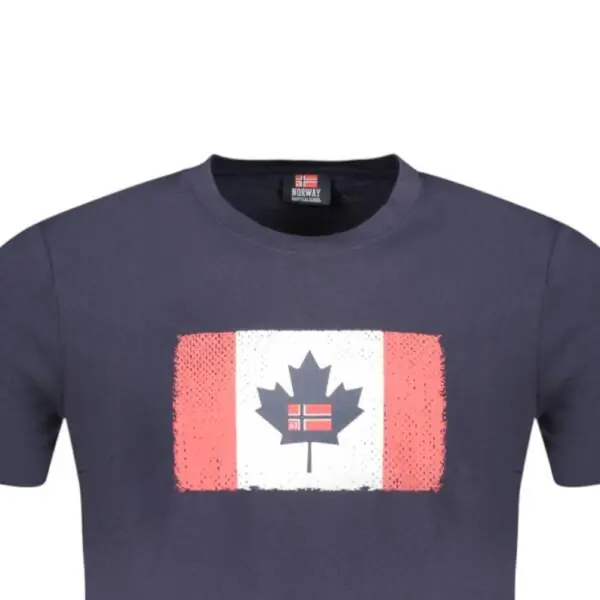 Scuola Nautica Italiana - Ανδρικό T-shirt Κοντομάνικο 856040-NAVY Μπλε Ναυτικό 856040-NAVY