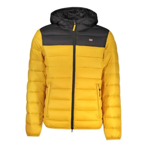 Scuola Nautica Italiana - Ανδρικό Χειμωνιάτικο Μπουφάν Puffer 859134-OCRA Κίτρινο