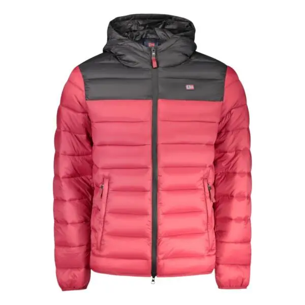 Scuola Nautica Italiana - Ανδρικό Χειμωνιάτικο Μπουφάν Puffer 859134-RED Κόκκινο