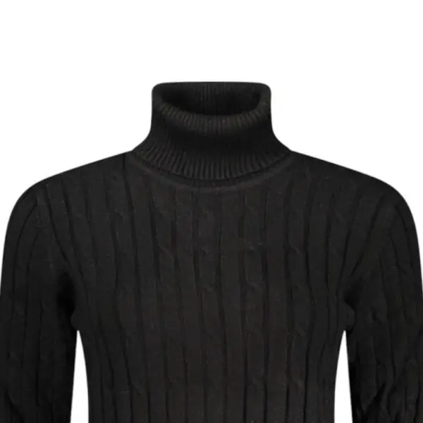 Scuola Nautica Italiana - Γυναικείο πουλόβερ Ζιβάγκο Dolcevita 853406-BLACK Μαύρο 853406-BLACK