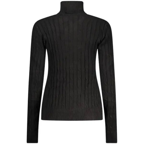 Scuola Nautica Italiana - Γυναικείο πουλόβερ Ζιβάγκο Dolcevita 853406-BLACK Μαύρο 853406-BLACK