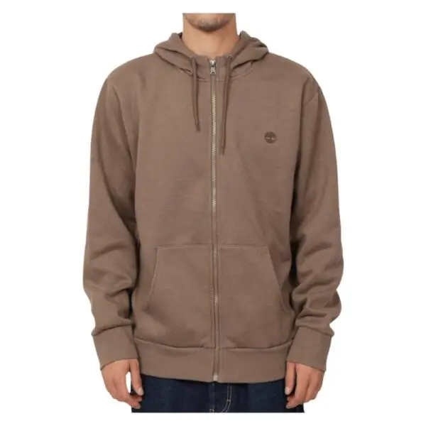 Timberland - Ανδρική Ζακέτα Φούτερ Oyster River TB0A2GCJ-BK0 Καφέ