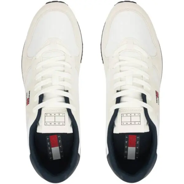 Tommy Hilfiger - Ανδρικά Sneakers Eva Runner Leather EM0EM01649-0GY Λευκό EM0EM01649-0GY