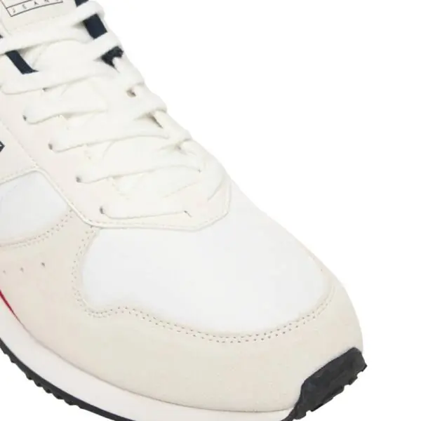 Tommy Hilfiger - Ανδρικά Sneakers Eva Runner Leather EM0EM01649-0GY Λευκό EM0EM01649-0GY