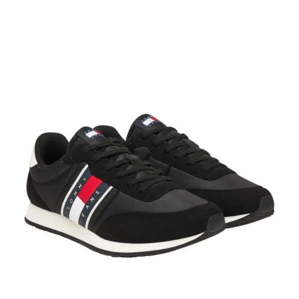 Tommy Hilfiger - Ανδρικά Sneakers Tjm Classic Runner EM0EM01709-BDS Μαύρο EM0EM01709-BDS