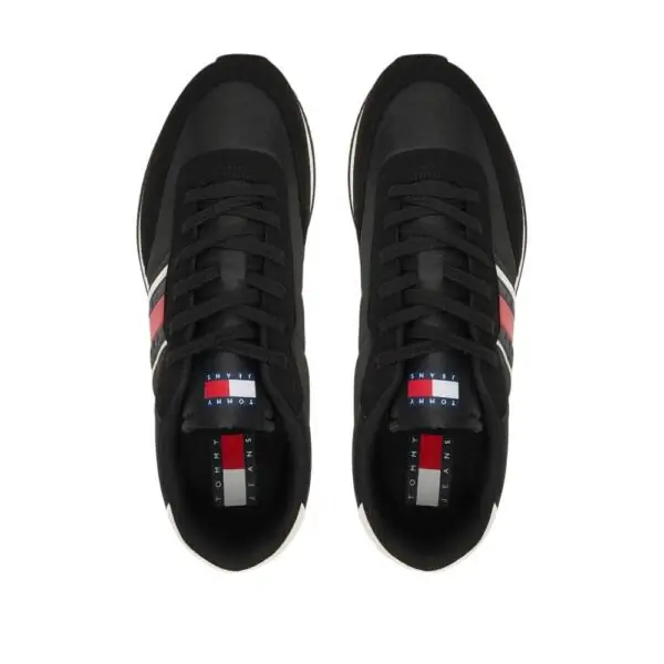 Tommy Hilfiger - Ανδρικά Sneakers Tjm Classic Runner EM0EM01709-BDS Μαύρο EM0EM01709-BDS