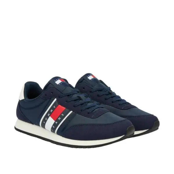 Tommy Hilfiger - Ανδρικά Sneakers Tjm Classic Runner EM0EM01709-C1G Μπλε Σκούρο EM0EM01709-C1G