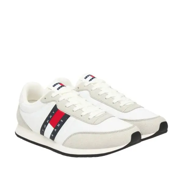 Tommy Hilfiger - Ανδρικά Sneakers Tjm Classic Runner EM0EM01709-YBL Λευκό EM0EM01709-YBL
