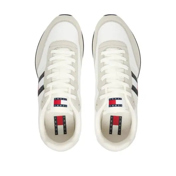 Tommy Hilfiger - Ανδρικά Sneakers Tjm Classic Runner EM0EM01709-YBL Λευκό EM0EM01709-YBL