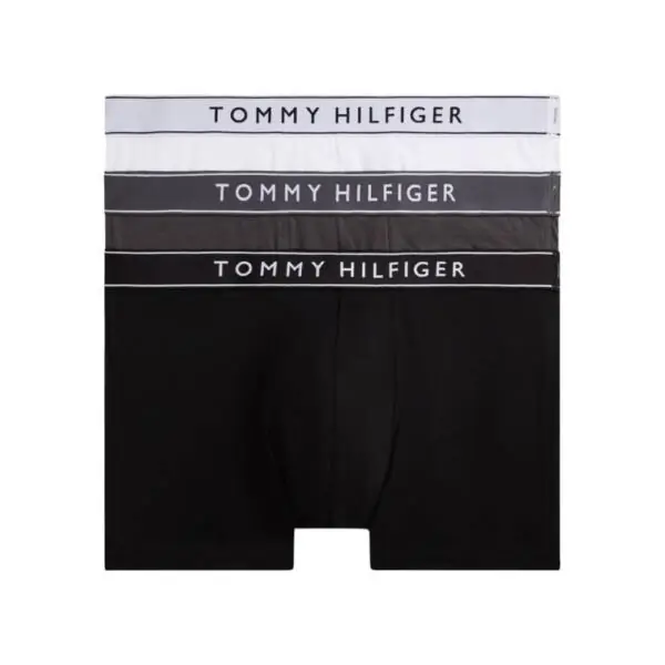Tommy Hilfiger - Ανδρικά Μποξεράκια 3Pack UM0UM03520-0XL Γκρι/Μαύρο/Λευκό