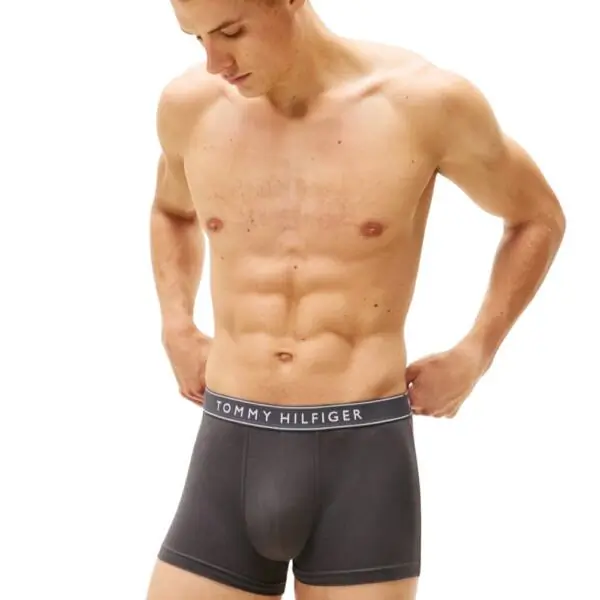 Tommy Hilfiger - Ανδρικά Μποξεράκια 3Pack UM0UM03520-0XL Γκρι/Μαύρο/Λευκό UM0UM03520-0XL
