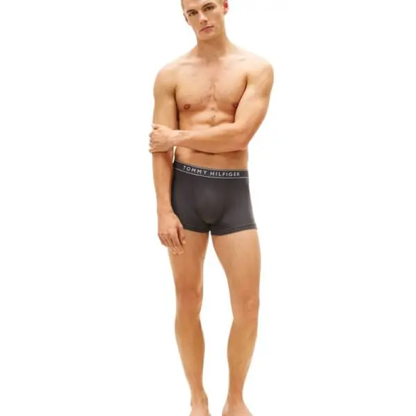 Tommy Hilfiger - Ανδρικά Μποξεράκια 3Pack UM0UM03520-0XL Γκρι/Μαύρο/Λευκό UM0UM03520-0XL