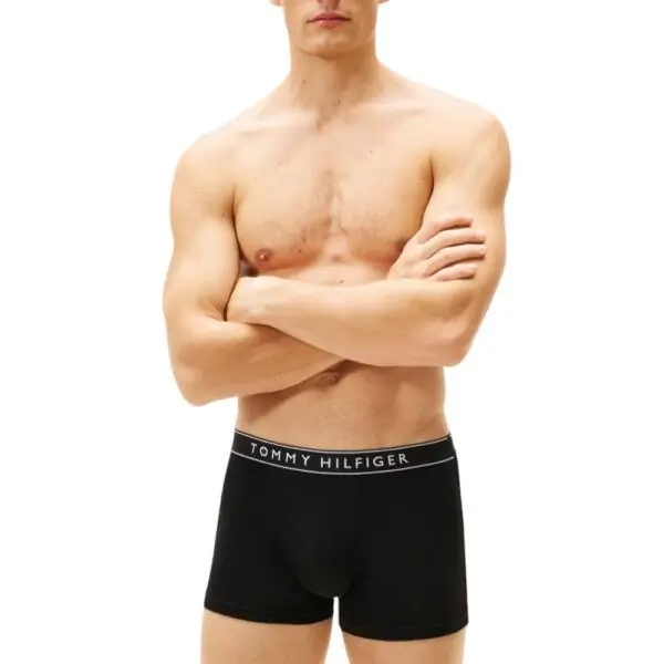 Tommy Hilfiger - Ανδρικά Μποξεράκια 3Pack UM0UM03520-0XL Γκρι/Μαύρο/Λευκό UM0UM03520-0XL