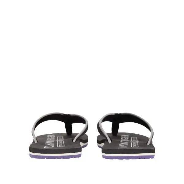 Tommy Hilfiger - Ανδρικές Σαγιονάρες Tumble Beach Sandal FM0FM05710-BDS Μαύρο FM0FM05710-BDS