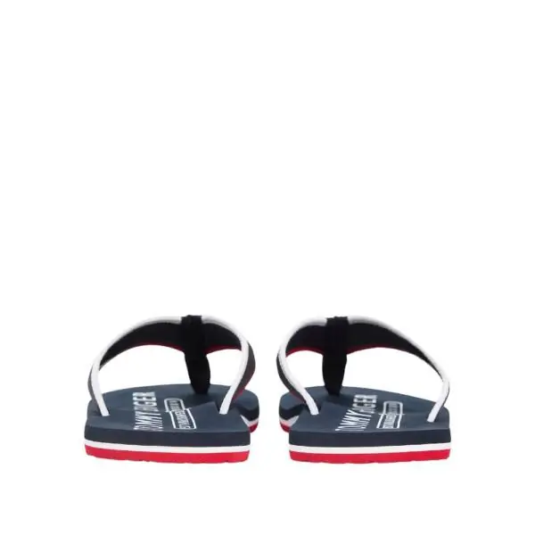 Tommy Hilfiger - Ανδρικές Σαγιονάρες Tumble Beach Sandal FM0FM05710-DW5 Μπλε Σκούρο FM0FM05710-DW5