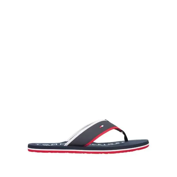 Tommy Hilfiger - Ανδρικές Σαγιονάρες Tumble Beach Sandal FM0FM05710-DW5 Μπλε Σκούρο