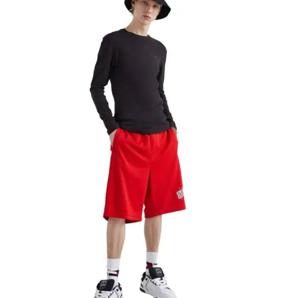 Tommy Hilfiger - Ανδρικό T-shirt Tjm Original Rib Longsleeve Slim Fit DM0DM04409-078 Μαύρο DM0DM04409-078