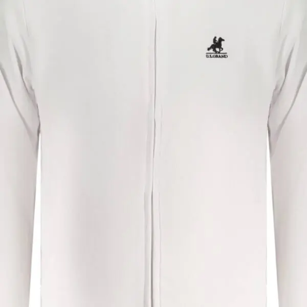 U.S.Grand Polo - Ανδρική Ζακέτα AU02654-6BIAN Λευκό AU02654-6BIAN