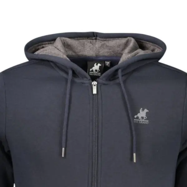 U.S.Grand Polo - Ανδρική Ζακέτα Με Κουκούλα Magellano AU02822-A2080 Μπλε Σκούρο AU02822-A2080