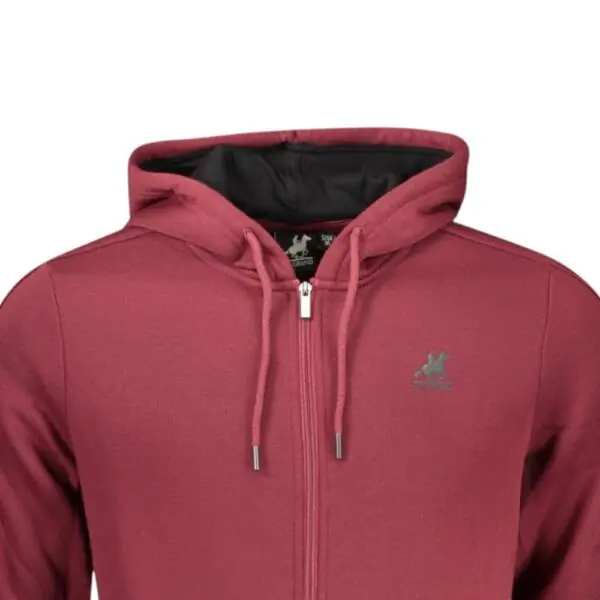 U.S.Grand Polo - Ανδρική Ζακέτα Με Κουκούλα Magellano AU02822-A9150 Μπορντό AU02822-A9150