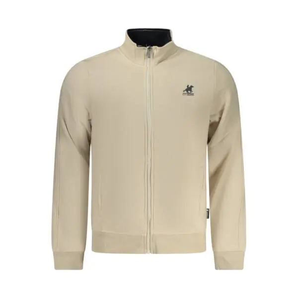 U.S.Grand Polo - Ανδρική Ζακέτα με Φερμουάρ Fossile AU02821-A0952 Μπεζ